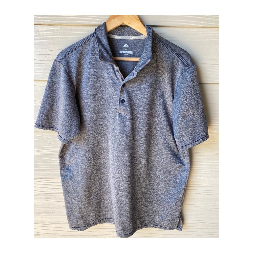 Adidas Golf Polyester Size M Short Sleeve Shirt